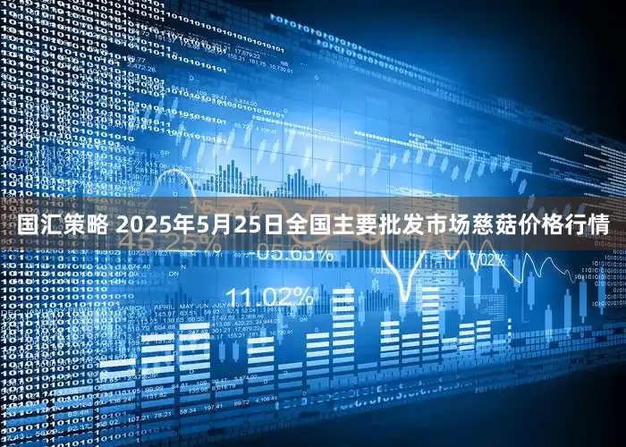 国汇策略 2025年5月25日全国主要批发市场慈菇价格行情